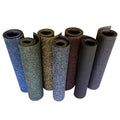 Rubber-Cal Elephant Bark Rubber Flooring - 3/16" Thick - color: Black, size: 36"L x 48"W x 0.2"Th