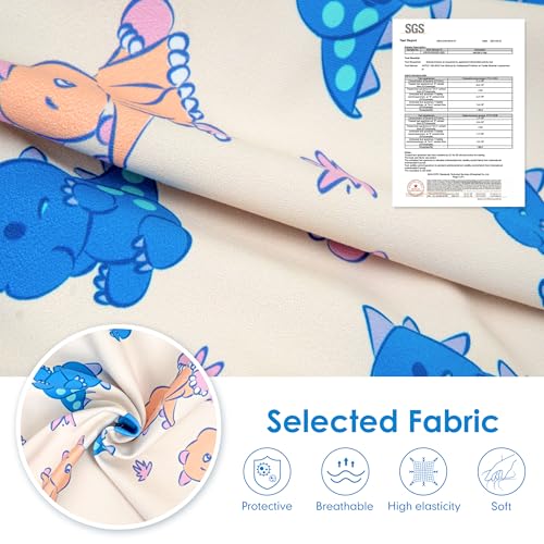 cyeollo Recovery Suit for Dogs Cats Surgery Suit Female Spay Soft Breathable Pet Onesie Bodysuit Male Dog Neuter, Small Dogs Surgical Recovery Shirt, Dinosaur, XS - color: 6# White Dinosaur, size: X-Small (Back: 9"-11")