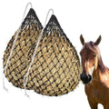 2 PCS Slow Feed Hay Net for Horses Designed with 1.75 in, 36 Inch | Premium PE Hay Net Measuring, Easy to Hang With Top Drawstring, Suitable for Horses, Goats, Sheep And Donkeys