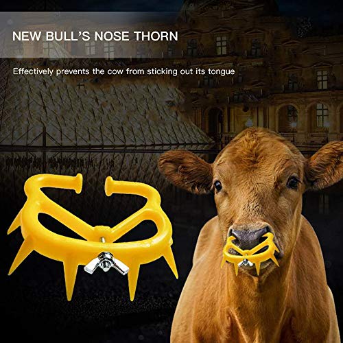 Plastic Calf Cow Cattle Nose Ring Weaning Weaner Anti Sucking Milking Stop Farm Products