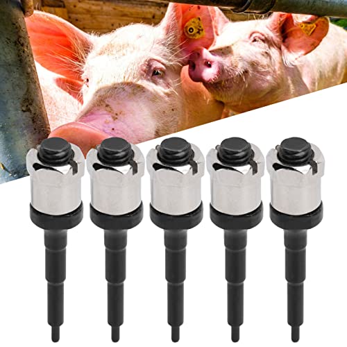 5Pcs Ear Tag Needle Pin, Stainless Steel Ear Tag Nail, Livestock Use Ear Tagger Accessories for Cattle Cows Pigs Sheep