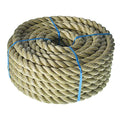 3/4 inch x 50 feet Twisted ProManila - UnManila Rop, 3 Strand Synthetic Polypropylene Rope Cordage for Weather-Resistant Decor, Crafts, Sporting, and Landscaping - size: 3/4in*50ft