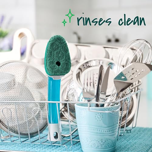 Scotch-Brite Odor Resist Heavy Duty Dishwand, 1 Dish Wand, Handles Tough Messes on Non-Coated Cookware, Oven Racks, Grills and More, Fits all Scotch Brite Refills - size: 1 Dishwand