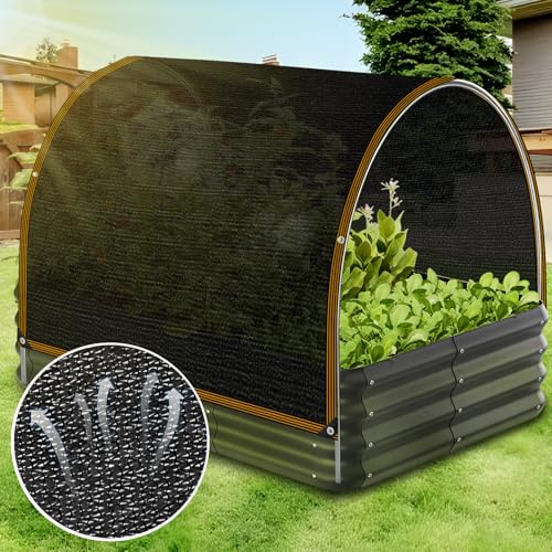 Shade Cloth - for Garden 90% Plant Shades Mesh Tarp with Grommets Outdoor Sun Shades Netting for Chicken Coop Greenhouse Vegetables Pergola Patio Cover - size: 6×16FT