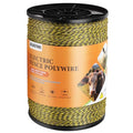 Electric Fence Wire, 5200ft 1585m, Polywire for Portable Livestock Fencing, 6 Stainless Steel Strands for Reliable Conductivity and Rust Resistance, UV Resistant - size: 5200 Feet/1585 Meters