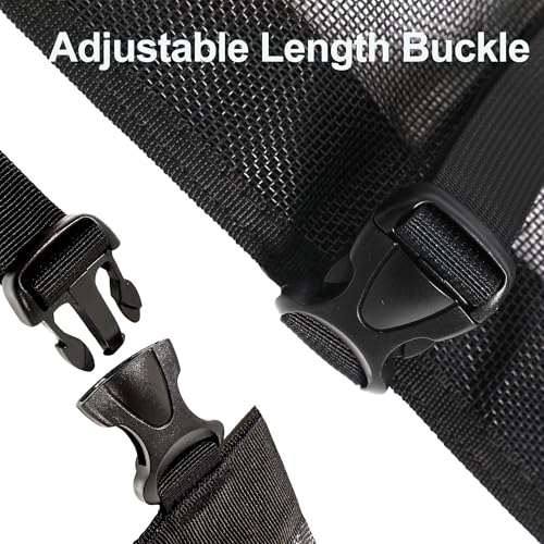 Calf Sling for Weighing, Lamb Weighing Sling, for Weight Small Animal, Livestock Sling for Calves, Lambs, Alpacas, Goats-Newborn & Small Animals Weighing Harness (Black) - color: Black