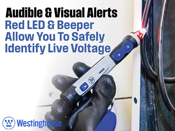 Westinghouse RMS Digital Auto-Ranging 6000 Counts Clamp Meter and Dual Range Non-Contact Voltage Detector