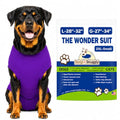 Surgi Snuggly Dog Surgery Recovery Suit, Cone Alternative, Spay/Neuter 2XLS | Dog Recovery Suit for Dogs — Veterinarian-Invented Surgical Suit & Recovery Onesie with Easy Bathroom Access After Surgery - color: Perfect Plum, size: 2 Extra Large Small(L-28"