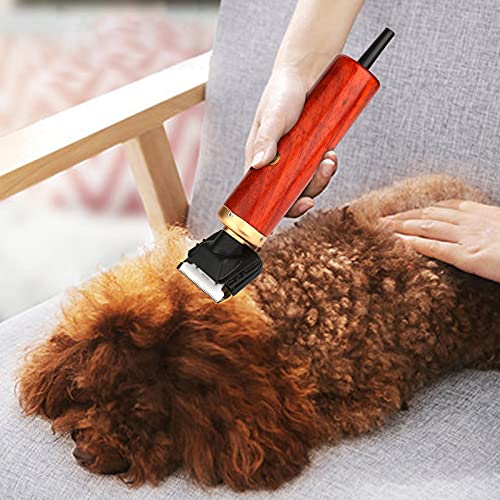55W Electric Sheep Goat Shears Clippers Pet Animal Shave Grooming Wool Shearing Hair Shearing Grooming Machine Animal Clipper Fur Wool Cutter for Goat Dogs Rabbit Hair Grooming - color: 55w
