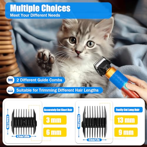 9.4 Ft Sheep Shears, 36w Electric Animal Shearing Machine with Replaceable Blades/Limit Comb for Dogs Cat Goat Alpaca, Llamas, Angora Rabbits Shearing Hand Piece Cutter Livestock Pet Supplies