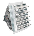 Fantech 2SHE20B1W Axial Wall Shutter Fan Fan, Direct Driveve, 1/4 Hp, 115V, 1 Ph, TEFC, 20" - size: 20"