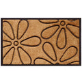Calloway Mills 10016 Flowers Coir and Rubber Heavy-Duty 18" X 30" Doormat - color: Flowers