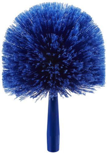 Sparta Round Duster Head, Soft Flagged Bristles, 9 Inch, Blue, 12-Pack | Flo-Pac, Electrostatic Bristles, Ceilings and Corners, Handle Sold Separately, BPA Free