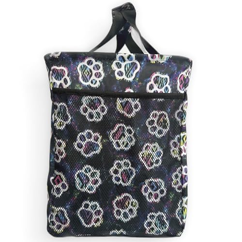 Large Collapsible Tote - color: Color Mesh Paws