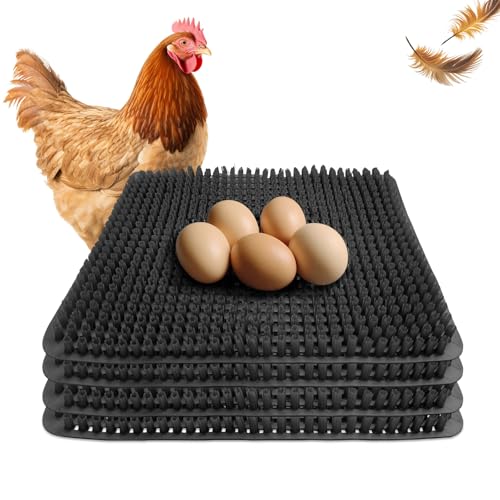 Washable Nesting Pads for Chicken Coop, Chicken Nesting Boxes for Laying Eggs, Laying Pads for Hens, Reusable Nest Mats, Darkgrey 4 Count - color: Darkgrey-4