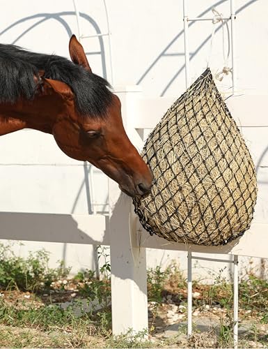 Harrison Howard Slow Feed Hay Net Horse-Black - color: Black