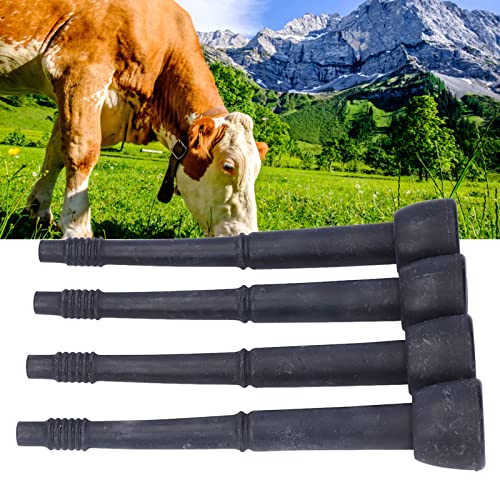 Milking Machine Liner, 4PCS Silicone Milk Lining Harmless Liner Leakproof Soft Teat Cup for Farm