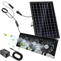 Solar Exhaust Fan,25W Solar Fan for Chicken Coop,Shed,Greenhouse & Attic Ventilation Cooling, Easy Installation,3500RPM,18FT Cord,IP67 Waterproof Solar Powered 3 Fan Kit - size: 25W Solar Exhaust Fan 3 Kit