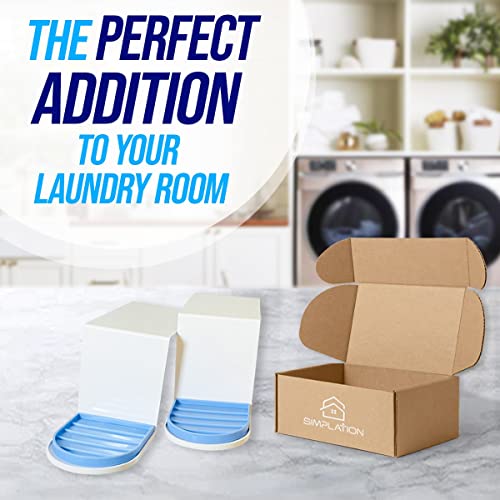 Simplation [2 Pack] Laundry Detergent Cup Holder, Detergent Drip Catcher | (Slide Style) No More Mess or Leaks, Laundry Detergent Cup Holder, Drip Catcher - style: Slide Style