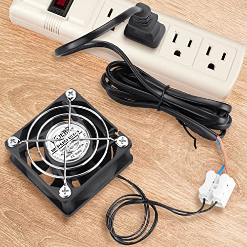 EC 60mm x 25mm Mini Muffin Fan Cooling Axial AC 110v 120v 220v 240v | On/Off Switch, Dual Ball Bearing for DIY Small Electronic Equipment Cooling Doorways Ventilation Exhaust Projects - style: 60mm x 25mm