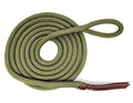 Double Braid Lead Rope with Eye Splice Loop, 12-14FT Lengths (Olive Green, 14 ft.) - color: Olive Green, size: 14 ft.