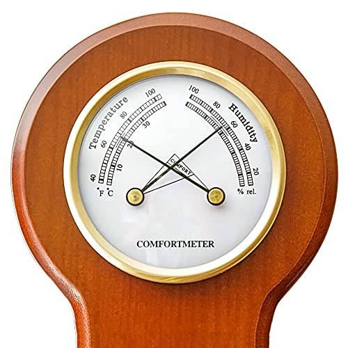 Ambient Weather BA212 Wall Mounted Weather Station | Cherry Finish