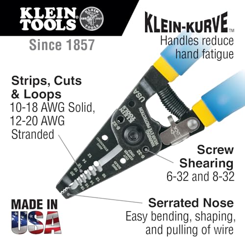 Klein Tools 80041 Outlet Repair Tool Kit with GFCI Receptacle Tester, Non Contact Voltage Tester and Wire Stripper, 3-Piece - size: Outlet Repair Kit