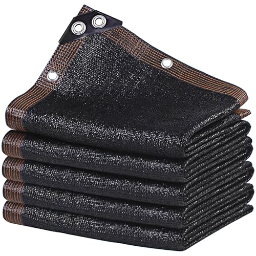 winemana Black Shade Cloth 30x30 FT– 90% Sun Shade Mesh Tarp for Greenhouse, Garden, Patio, Dog Kennel, Chicken Coop, and Outdoor Protection, Plants Cover Shade Netting with 2 Reinforced Grommets - size: 90%-30 FT x 30 FT