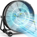 Air Choice 30 Inch Industrial Fan, 14000CFM High Velocity Shop Fan, 3 Speeds, 360° Tilt, 550W All Metal Heavy Duty Drum Fan, Outdoor Fan for Commercial, Workshop, Warehouse, Garage, Gym, Factory - size: 30 inches