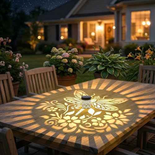 Gardsee Solar Fence Lights Outdoor 2 Pack Deck Step Wall Lights Butterfly Metal Waterproof LED Warm Yellow Light for Garden Post Patio Backyard Yard Decor (Black 3) - style: black 3