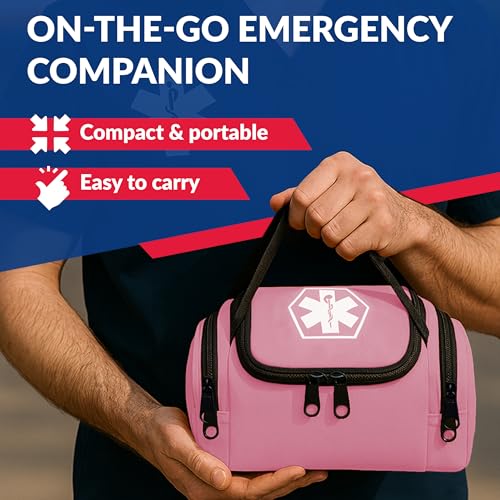 Dixigear Empty First Responder II Bag 10.5" x 5" x 8" - Pink - color: Pink