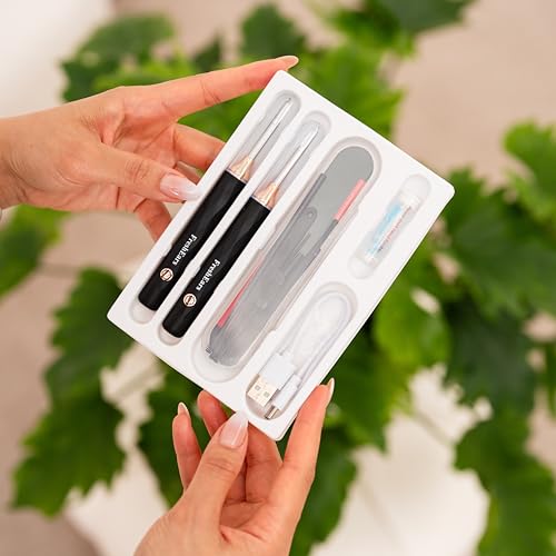 Ear Wax Removal Tool with Camera and Light - 2-Piece Wireless Ear Cleaning Kit for Adults and Children - Safe and Gentle 1080P HD Ear Wax Cleaning Kit for iPhone and Android