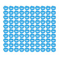 Zerodis 100PCS 8mm Leg Rings, Plastic Identification Bands for Pigeons, with Reusable Easy to Install for Poultry Dove Marking (Light Blue) - color: Light Blue