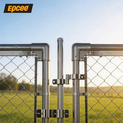 2 Pack 1-3/8" x 1-5/8" Chain Link Fence Gate Hinge, 304 Stainless Steel Heavy Duty Male Female Post Hinges with Bolts and Nuts - color: 1-3/8", size: 1-5/8 Inch