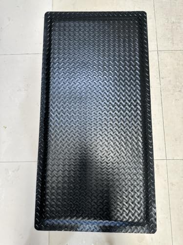 Anti Fatigue Mats Industrial 3' x 5' 15/16" Thick Ergonomic Standing Mat Commercial Heavy Duty Diamond Plate Shop Floor Mat Helps Relieve Back and Leg Soreness - size: 3' x 5'