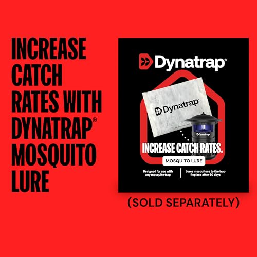 Dynatrap DT1130SR 1/2 Acre Mosquito & Flying Insect Outdoor Trap and Killer – Kills Mosquitoes, Flies, Wasps, Gnats, & Other Flying Insects - Bug Zapper Alternative – Black | UV-LED Flying Insect Killer, Outdoor Fly Control, Kills Mosquitoes, Gnats, Flies