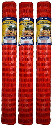 Tenax Agricultural Fencing - Durable, High Visibility, Lightweight - 4 Ft x 100 Ft - Plastic