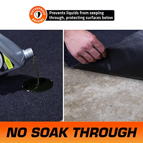 Armor All Premium Oil Spill Mat, Garage Floor Maintenance Mat (30" x 59"), Absorbent Oil Pad, Reusable, Washable, Durable, Waterproof Backing Contains Liquids, Protects Surface (USA Made) - size: 30" x 59"