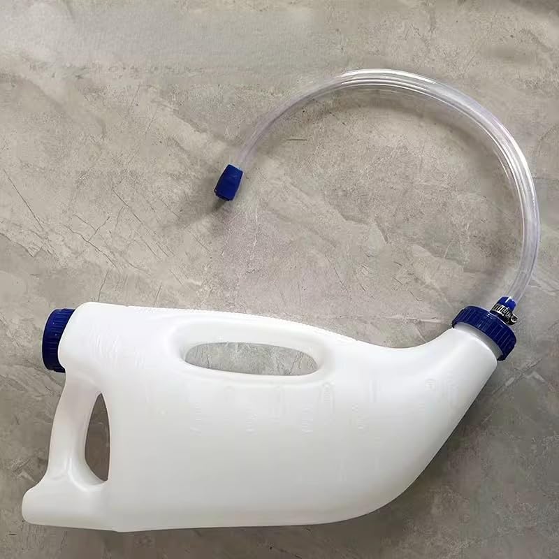4L Portable Calf Milk Feeder,Calf Bottle,Calf Tube Feeder,Plastic Farm Animals Calf Feeding Water Milk Bottle