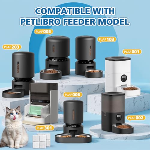 15 Pack Pet Food Desiccant Bags for Petlibro Automatic Cat dog Feeders | Keep Pet Food Dry and Fresh, for Model PLAF001, PLAF101, PLAF005, PLAF006, PLAF103, PLAF203 - color: White-15 Pack