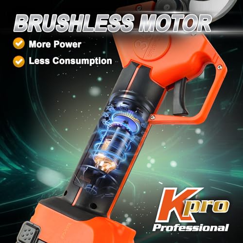 Kebtek 35mm/1.4" Professional Cordless Electric Pruning Shears | Includes 2×21V 2000mAh Batteries, Compatible with Pole for Apple Peach Olive & Grapevine High Branch Cutting