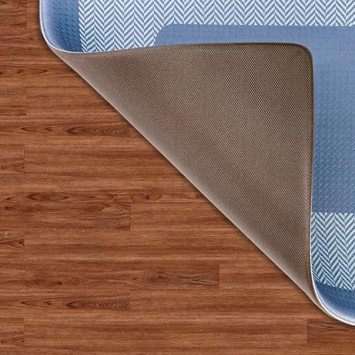 Chef Gear Hettie Anti Fatigue Cushioned Kitchen Mat 18"x32" Blue - color: Blue, size: 32"L x 18"W x 0.3"Th