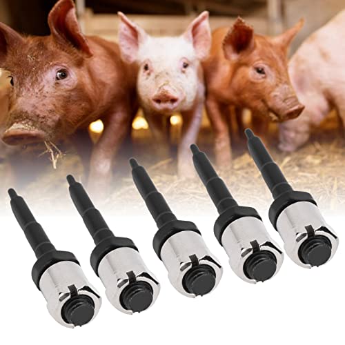 5Pcs Ear Tag Needle Pin, Stainless Steel Ear Tag Nail, Livestock Use Ear Tagger Accessories for Cattle Cows Pigs Sheep