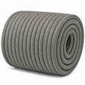 Braided Polyester Arborist Rope (3/8 inch X 100 feet) High Strength Bull Rope for Tree Work Truck Securing Camping Swing, Gray - color: Gray