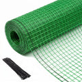 Plastic Garden Fence 4x30 FT,0.4" Mesh Deer Fence Roll | Green Heavy Duty Temporary Safety Fencing for Animals, Snow, Poultry, Deer, Yard & Construction,50PCS Zip Ties - size: 4' x 30'