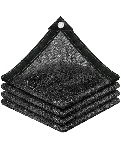 vensovo 50% Black Shade Cloth, 6 x 12 ft HDPE Sunblock Mesh | Medium shade for plants, patios and greenhouses, helping reduce direct sunlight while maintaining ventilation - color: 50% Shade, size: 6′x12′