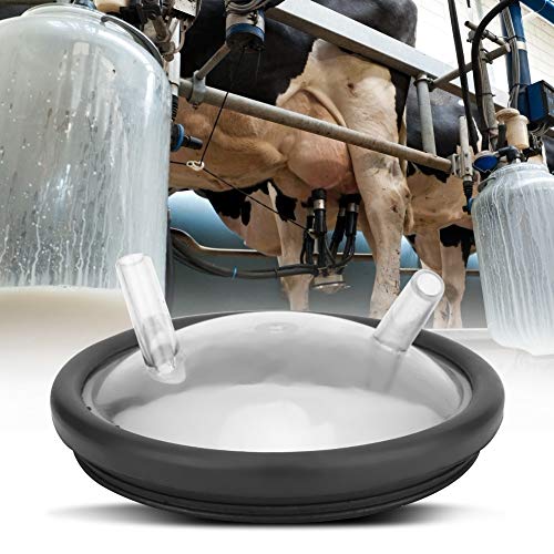 Milk Bucket Lid, Transparent Milking Machine Lid Bucket Cover Livestock Milking Supplies Livestock Milking Supplies for Milking Hine Cow Sheep Milking