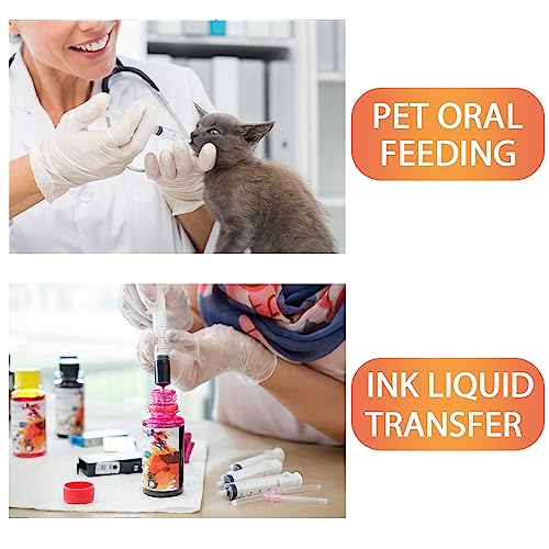 10mL Syringe for Liquid, Food, Oral, Scientific Labs, Measurement, Dispensing, Press-In Adapter, Craft, Big Tip with Cap- 10 Pack 10ml Syringes with tsp & mL Measurement (10ml-TSP, 10) - style: 10 ml-tsp