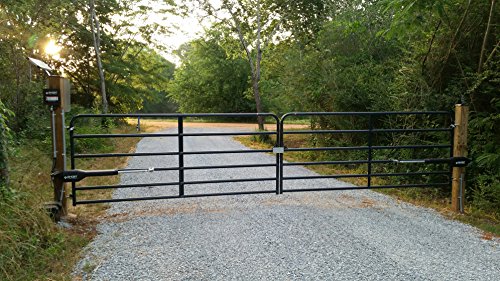 GC GHOST CONTROLS Heavy-Duty Automatic Gate Opener Kit for Swing Gates with Long-Range Gate Opener Remote - Model TDS2 - size: Dual Swing Gate Opener