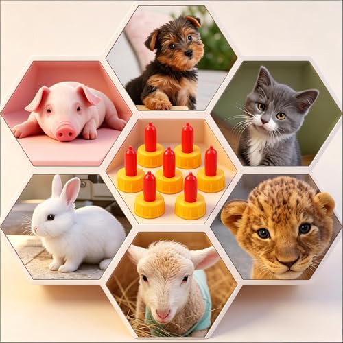 Pritchard Nipples for Nursing Lambs and Goat Kids,8-Pcs